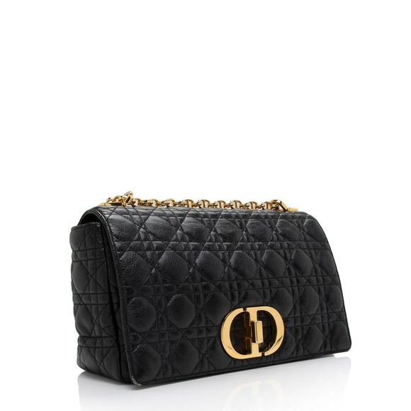 Dior Cannage Calfskin Caro Large Shoulder Bag - Picture 2 of 15